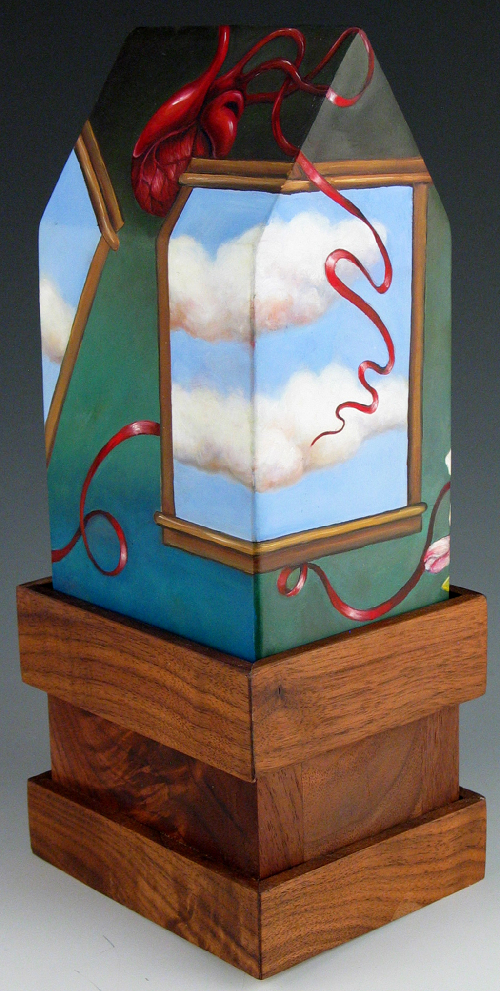 apple blossom heart house - cathy weber artmaker